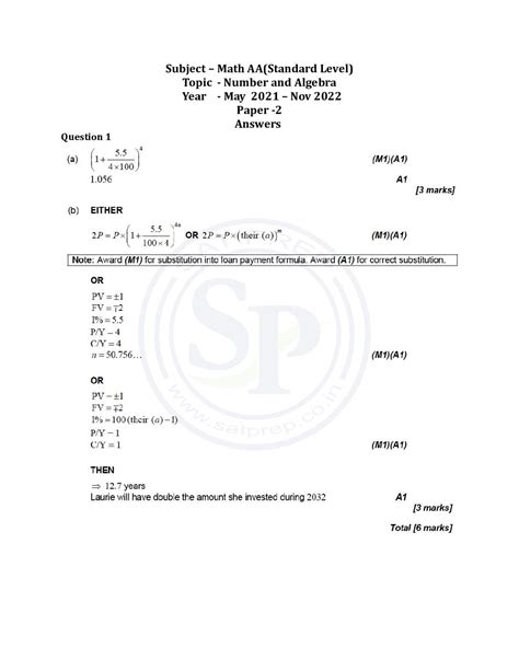 Read Mathematics Standard Level Paper 2 Ib Studynova 