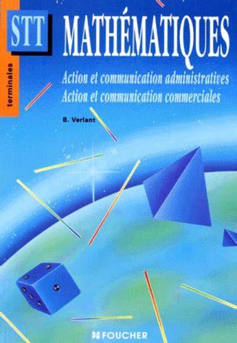mathematiques terminale stt action et communicati