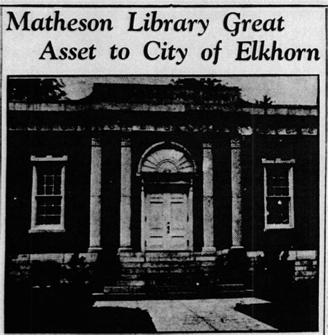 Matheson Memorial Library