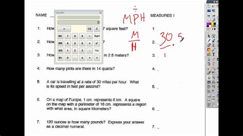 mathletics measurement tests