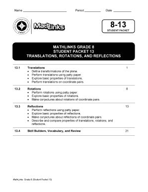mathlinks grade8 student packet 7 answers