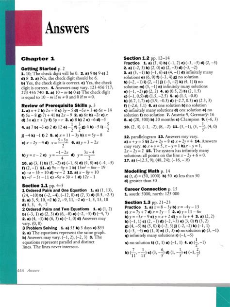 mathpower 7 answer key
