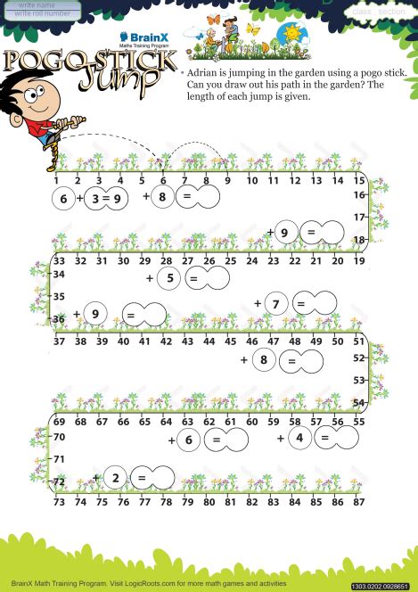 Mathrecreation Jump Math Jump Math Worksheets - Jump Math Worksheets
