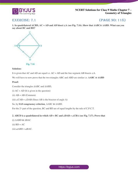 Maths Activity For Class 9