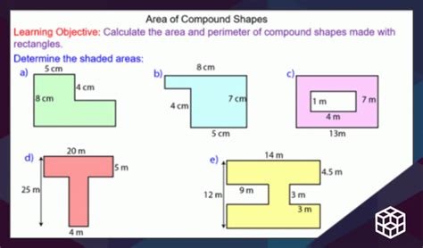 Maths Area Of Compound Shapes Video 11plusgenie Finding The Area Of Compound Shapes - Finding The Area Of Compound Shapes