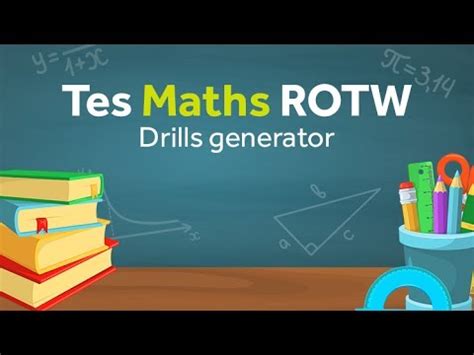 Maths Drills Tes Maths Resource Of The Week Math Drill - Math-drill