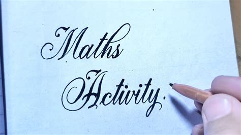 Maths In Calligraphy