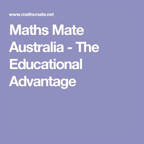 Maths Mate Australia The Educational Advantage Pty Ltd Math Mates Worksheets - Math Mates Worksheets