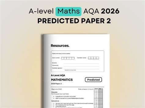 Maths Paper 2 Predicted Paper 2024