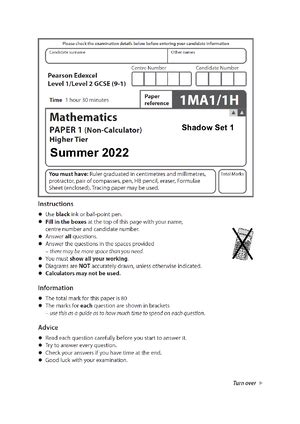 Maths Paper Summer 2013 Mark Scheme 2