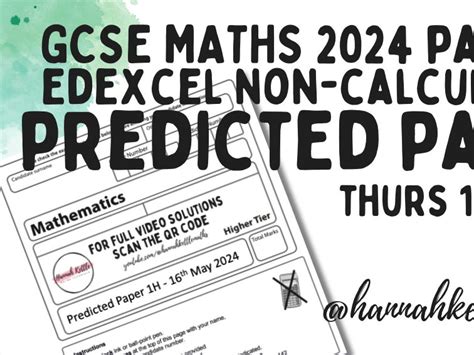Maths Predicted Papers 2024
