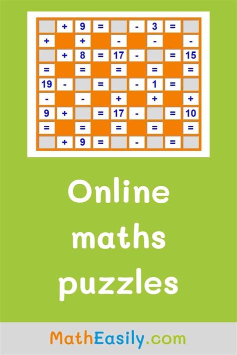 Maths Puzzle Indy100 Puzzles Math - Puzzles Math