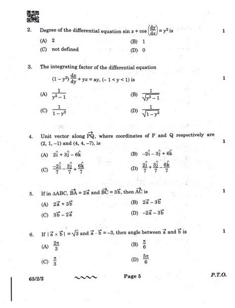 Maths Sample Question Papers Plus 2