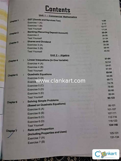 Maths Self Study Icse Class 10