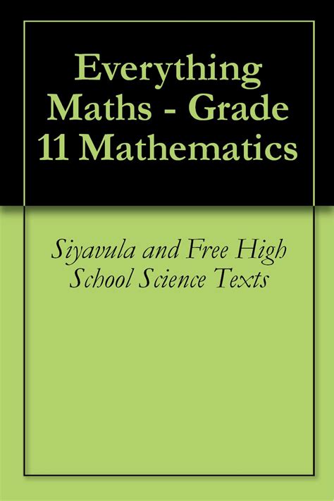 Maths Siyavula Grade 11