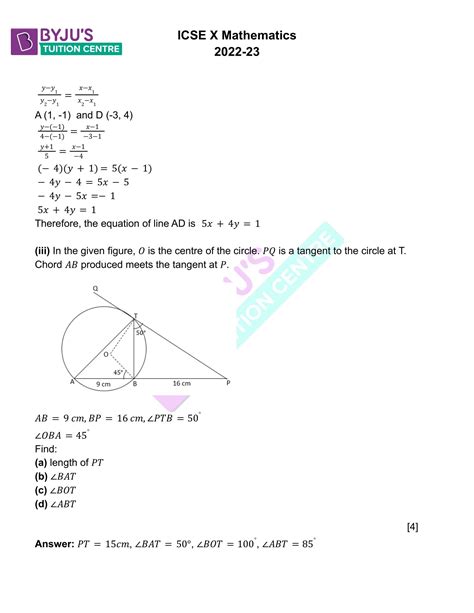 Read Online Maths Board Paper 2013 Class 10 Icse 