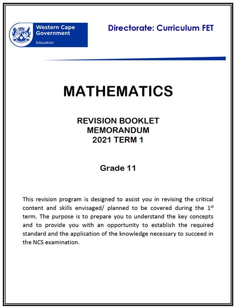 Read Maths Grade 11 Term 2 June Paper 1 