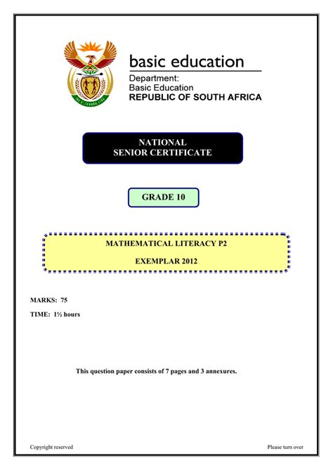 Read Maths Literacy Paper 2 Memos Of Gauteng June 2013 