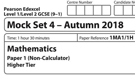 Full Download Maths Mock Exam Papers Higher 