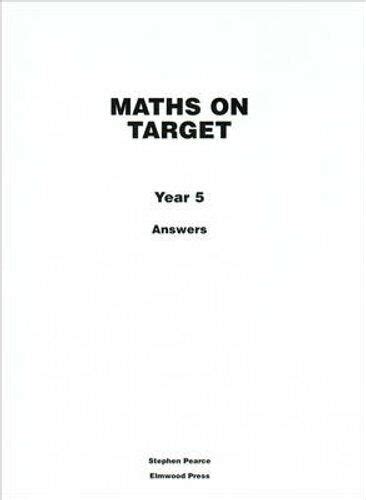 Full Download Maths On Target Year 5 Answers 