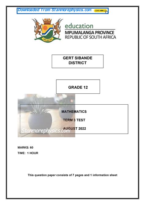 Full Download Maths Paper 1 September 2013 Memorandum Mpumalanga 