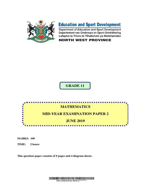 Full Download Maths Paper 2 Grade 11 Caps 