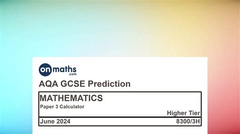 Full Download Maths Paper Higher Aqa 14Th June 2013 