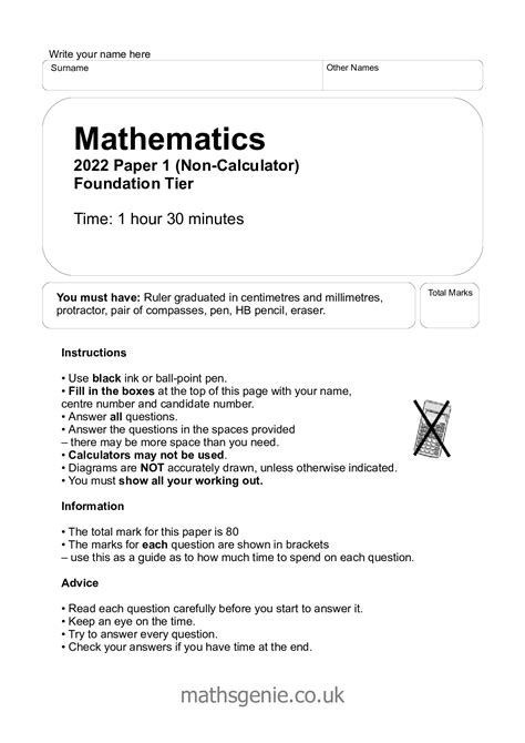 Read Online Maths Paper1 Nated 