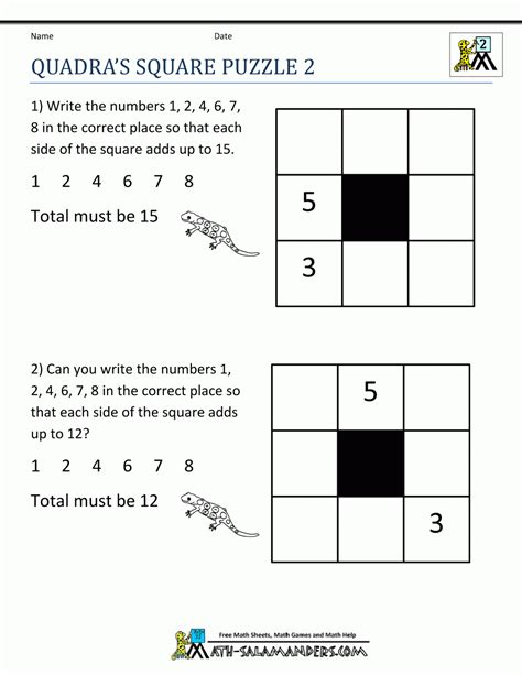 Full Download Maths Puzzles With Solutions For Class 8 