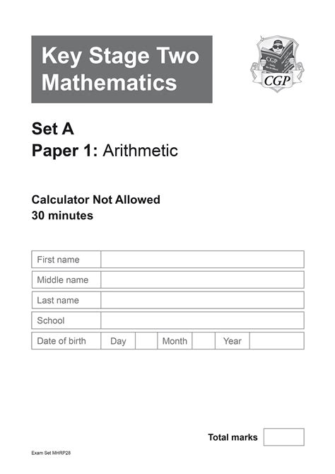 Read Maths Test Papers Ks2 Year 3 
