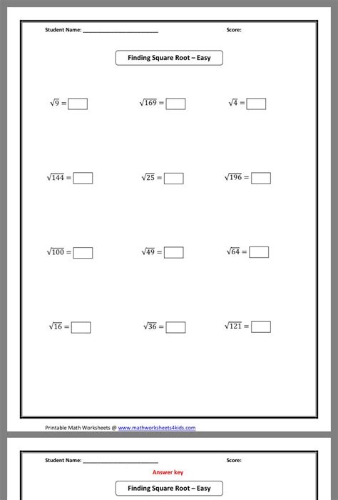 mathworksheets4kids answer key