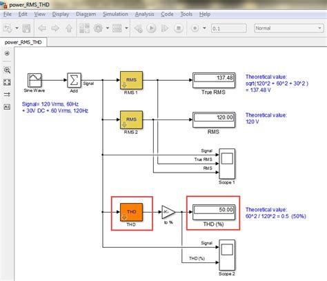 matlab - 如何從Simulink中的THD塊中獲取THD值到Matlab中 - 堆棧 …