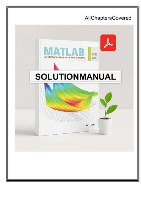 Matlab An Introduction Applications Solutions Manual Download