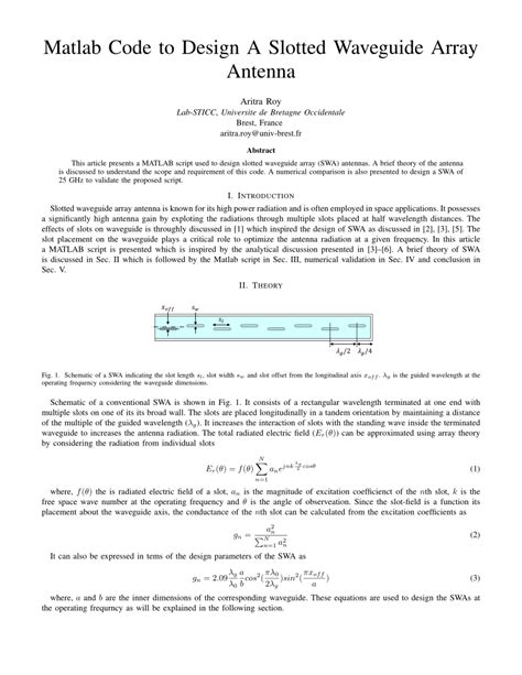 matlab code antenna