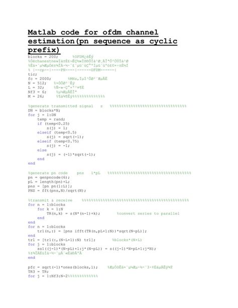 Matlab Code For Channel Assignment To Gsm