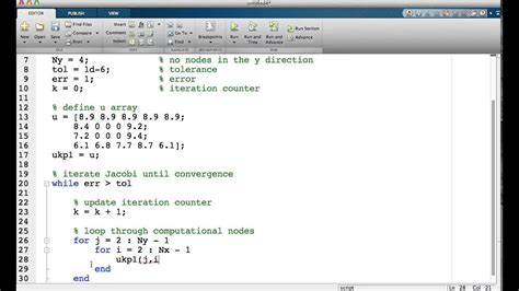 matlab code for discrete equation