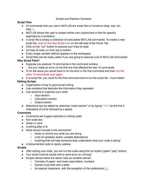 matlab lesson 4 university of arizona