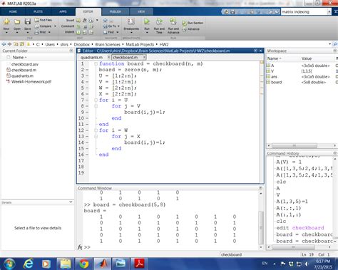 matlab matrix substitution without loops Mathematics Stack Exchange