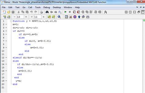 matlab mppt code
