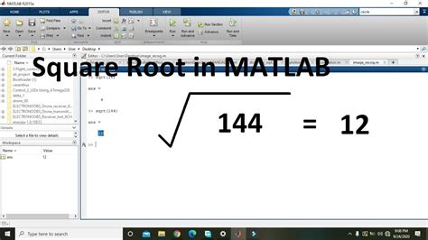 Matlab Square Root