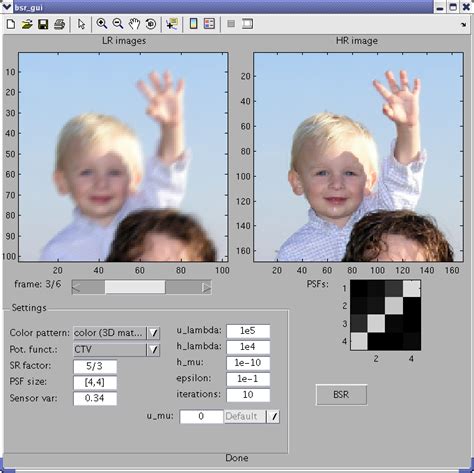 Matlab Tool For Blind Superresolution Version 1