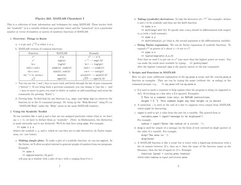 Read Online Matlab Projects For Physics Catbea 