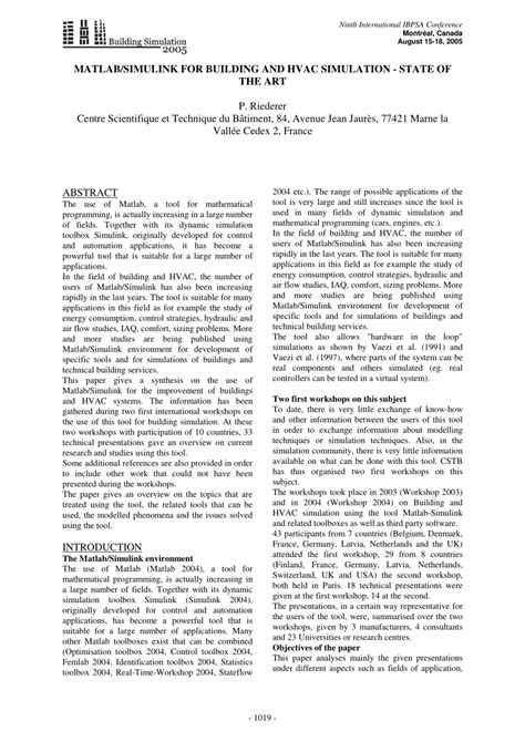 Download Matlab Simulink For Building And Hvac Simulation State 