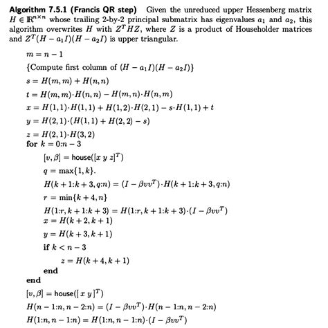 Matrix Computations Golub Van Loan 4th Edition