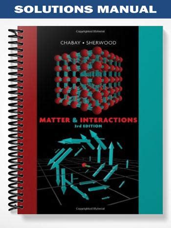 Read Online Matter And Interactions 3Rd Edition Solutions 