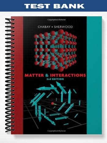 Download Matter And Interactions 3Rd Edition Solutions Manual 