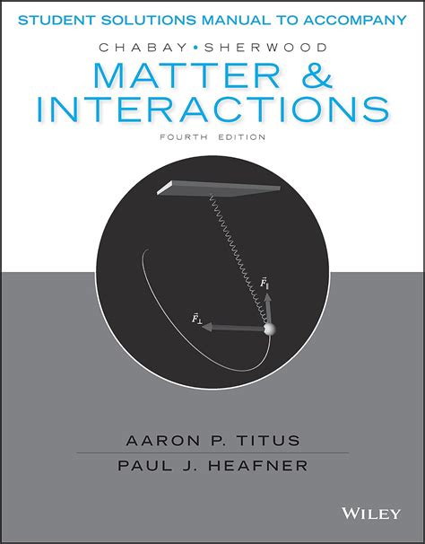 Full Download Matter And Interactions Solution Manual File Type Pdf 