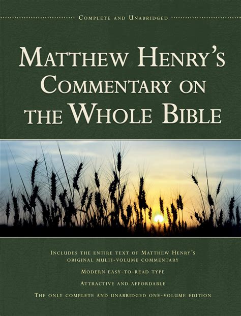 Matthew Henry Commentary
