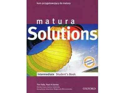 Matura Solution Intermediate Testy Unit 5