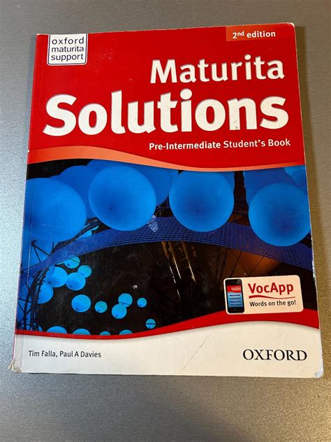 Read Maturita Solutions Pre Intermediate 2Nd Edition Key 